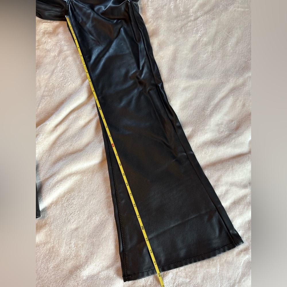 American Eagle Outfitters Shiny Black Faux Leather Pants - Picture 6 of 9